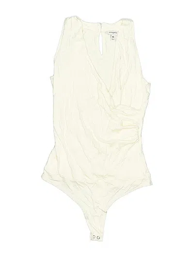 Pre-owned Banana Republic Factory Store Bodysuit In White