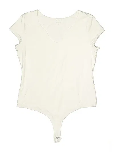 Pre-owned Banana Republic Factory Store Bodysuit In White