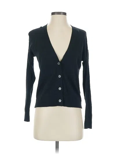 Pre-owned Banana Republic Factory Store Cardigan Sweater In Black