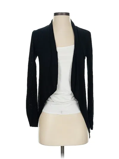 Pre-owned Banana Republic Factory Store Cardigan Sweater In Black