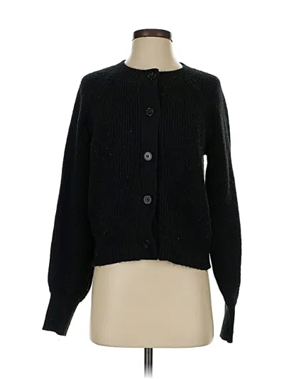 Pre-owned Banana Republic Factory Store Cardigan Sweater In Black