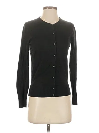 Pre-owned Banana Republic Factory Store Cardigan Sweater In Black
