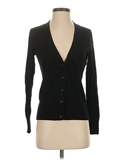 Pre-owned Banana Republic Factory Store Cardigan Sweater In Black