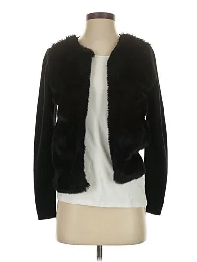 Pre-owned Banana Republic Factory Store Cardigan Sweater In Black