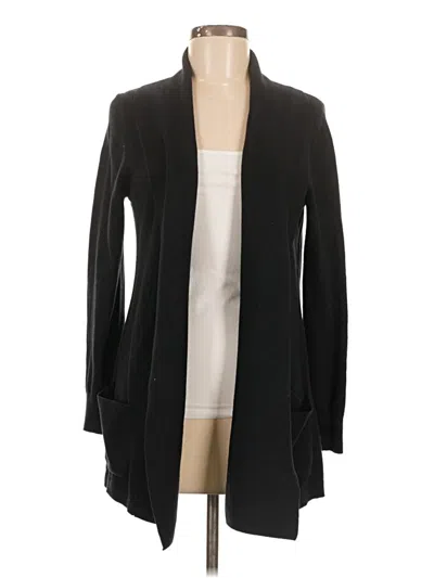 Pre-owned Banana Republic Factory Store Cardigan Sweater In Black