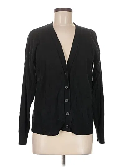 Pre-owned Banana Republic Factory Store Cardigan Sweater In Black