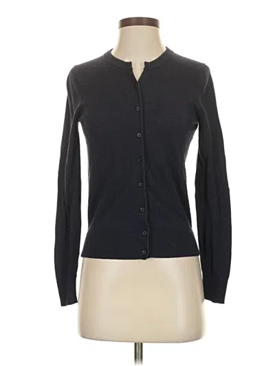 Pre-owned Banana Republic Factory Store Cardigan Sweater In Black