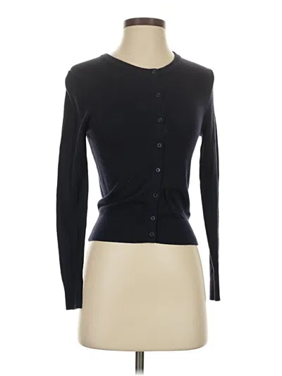 Pre-owned Banana Republic Factory Store Cardigan Sweater In Black