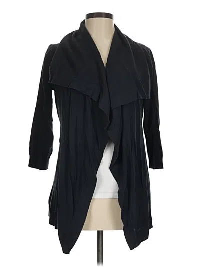 Pre-owned Banana Republic Factory Store Cardigan Sweater In Black