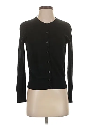 Pre-owned Banana Republic Factory Store Cardigan Sweater In Black