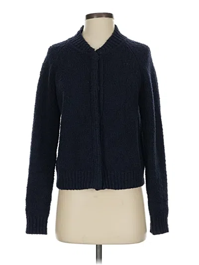 Pre-owned Banana Republic Factory Store Cardigan Sweater In Blue