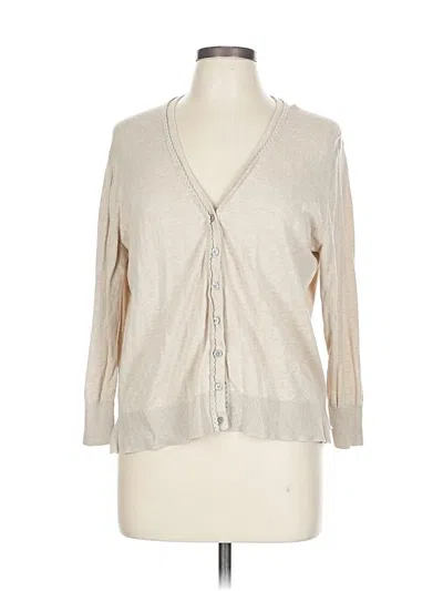 Pre-owned Banana Republic Factory Store Cardigan Sweater In Brown