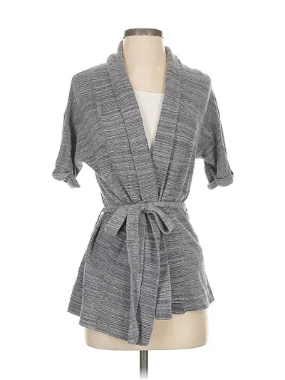Pre-owned Banana Republic Factory Store Cardigan Sweater In Gray