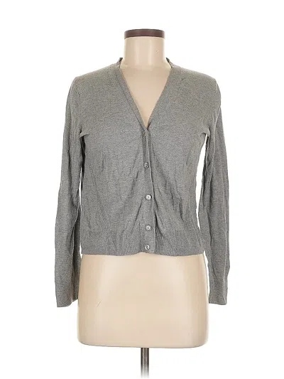 Pre-owned Banana Republic Factory Store Cardigan Sweater In Gray