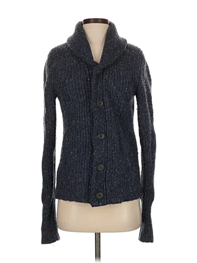 Pre-owned Banana Republic Factory Store Cardigan Sweater In Gray