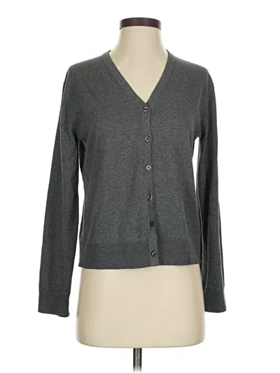 Pre-owned Banana Republic Factory Store Cardigan Sweater In Gray