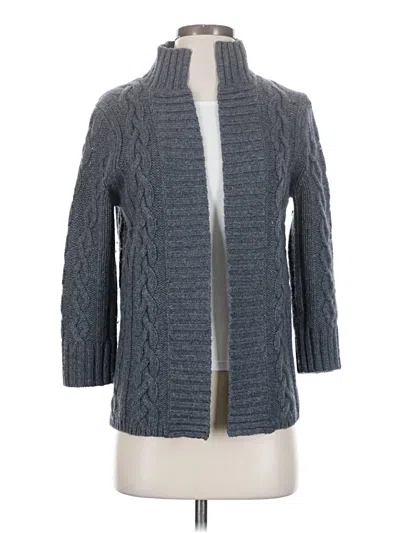 Pre-owned Banana Republic Factory Store Cardigan Sweater In Gray