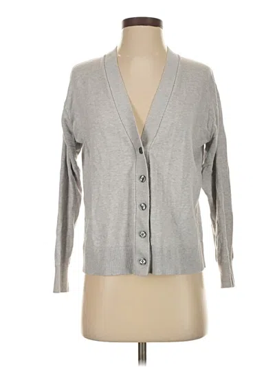 Pre-owned Banana Republic Factory Store Cardigan Sweater In Gray