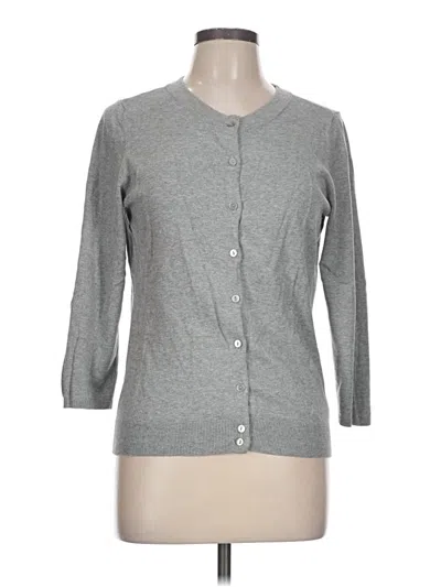Pre-owned Banana Republic Factory Store Cardigan Sweater In Gray