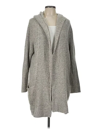 Pre-owned Banana Republic Factory Store Cardigan Sweater In Gray