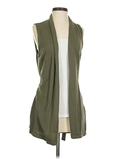 Pre-owned Banana Republic Factory Store Cardigan Sweater In Green
