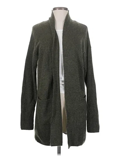 Pre-owned Banana Republic Factory Store Cardigan Sweater In Green
