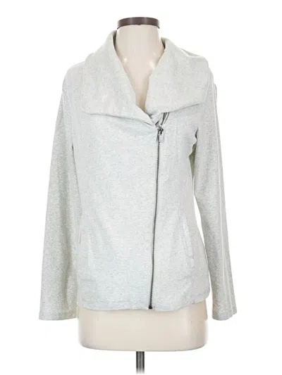 Pre-owned Banana Republic Factory Store Cardigan Sweater In Silver