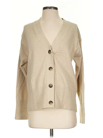 Banana Republic Factory Store Cardigan Sweater In Tan