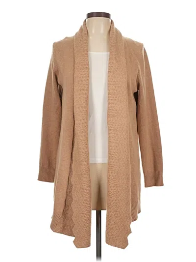 Pre-owned Banana Republic Factory Store Cardigan Sweater In Tan