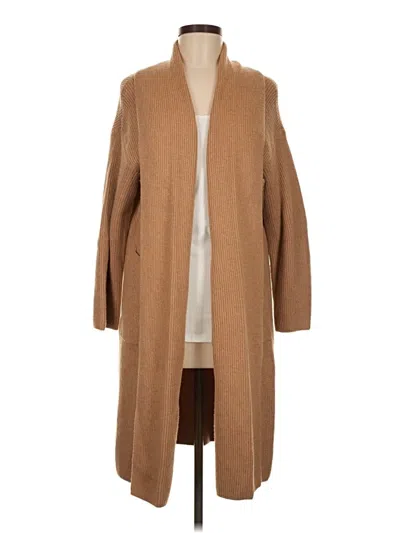 Pre-owned Banana Republic Factory Store Cardigan Sweater In Tan