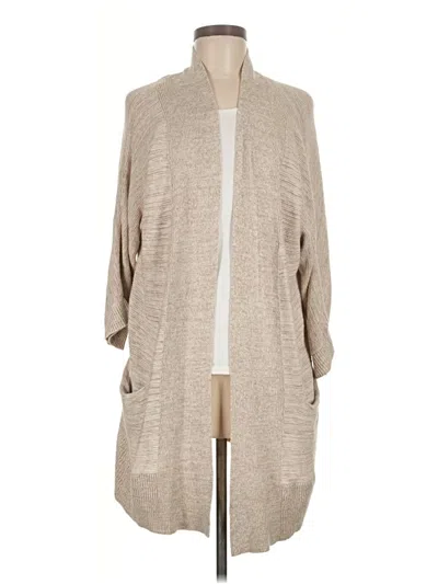 Pre-owned Banana Republic Factory Store Cardigan Sweater In Tan