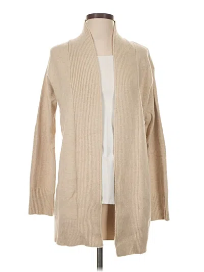 Pre-owned Banana Republic Factory Store Cardigan Sweater In Tan