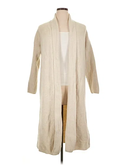 Pre-owned Banana Republic Factory Store Cardigan Sweater In Tan