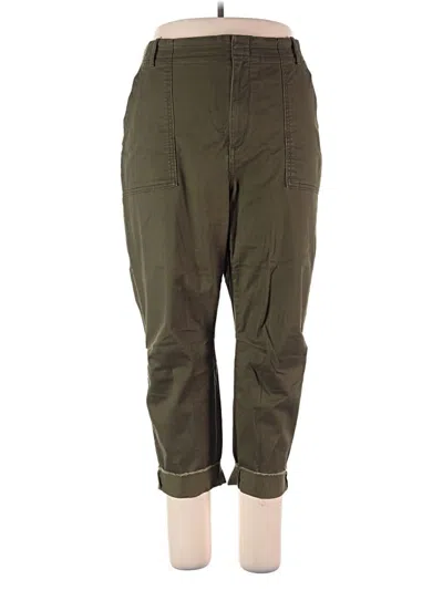 Pre-owned Banana Republic Factory Store Cargo Pants In Green