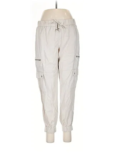 Pre-owned Banana Republic Factory Store Cargo Pants In Ivory