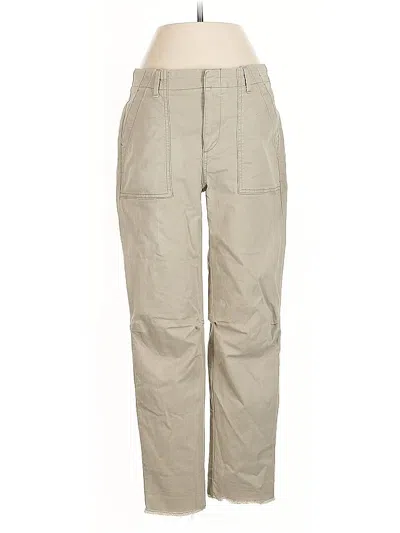 Pre-owned Banana Republic Factory Store Cargo Pants In White