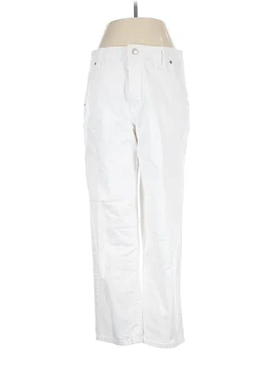 Pre-owned Banana Republic Factory Store Cargo Pants In White