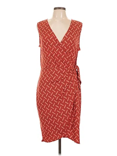 Banana Republic Factory Store Casual Dress In Red