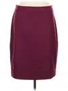 Banana Republic Factory Store Casual Skirt In Burgundy