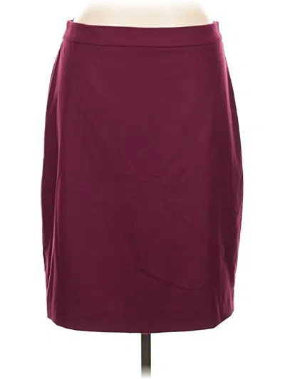 Banana Republic Factory Store Casual Skirt In Burgundy