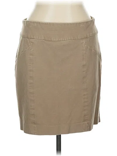 Pre-owned Banana Republic Factory Store Casual Skirt In Tan