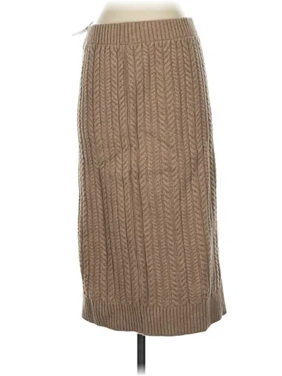 Pre-owned Banana Republic Factory Store Casual Skirt In Tan