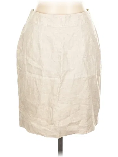 Pre-owned Banana Republic Factory Store Casual Skirt In White