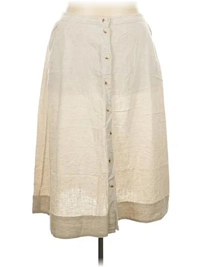 Pre-owned Banana Republic Factory Store Casual Skirt In White