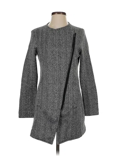 Pre-owned Banana Republic Factory Store Coat In Gray