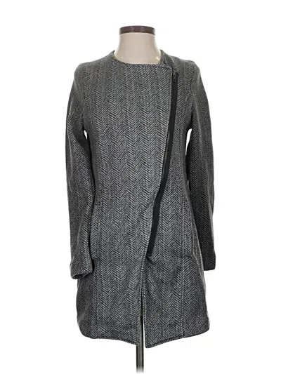 Pre-owned Banana Republic Factory Store Coat In Gray
