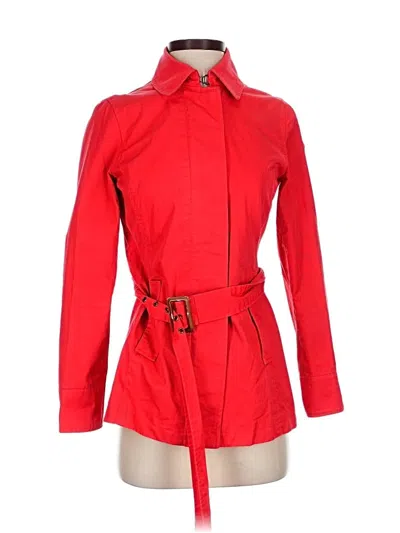Pre-owned Banana Republic Factory Store Coat In Red