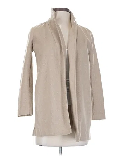 Pre-owned Banana Republic Factory Store Coat In Tan