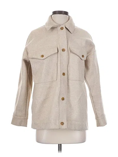 Pre-owned Banana Republic Factory Store Coat In Tan