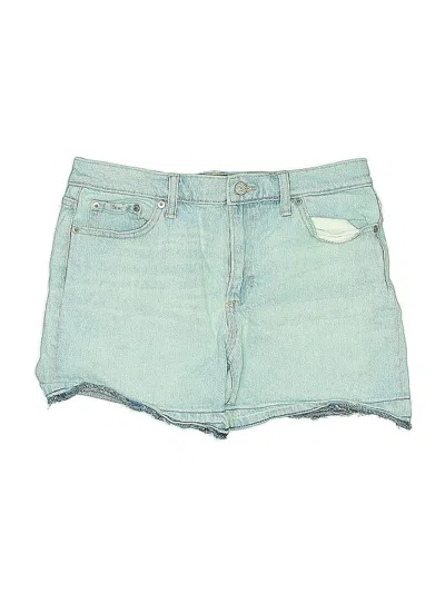 Pre-owned Banana Republic Factory Store Denim Shorts In Blue